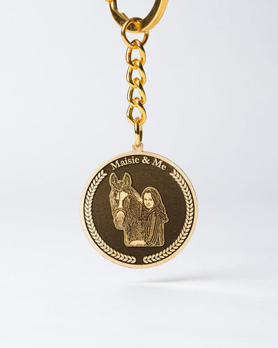Medallion Keychain