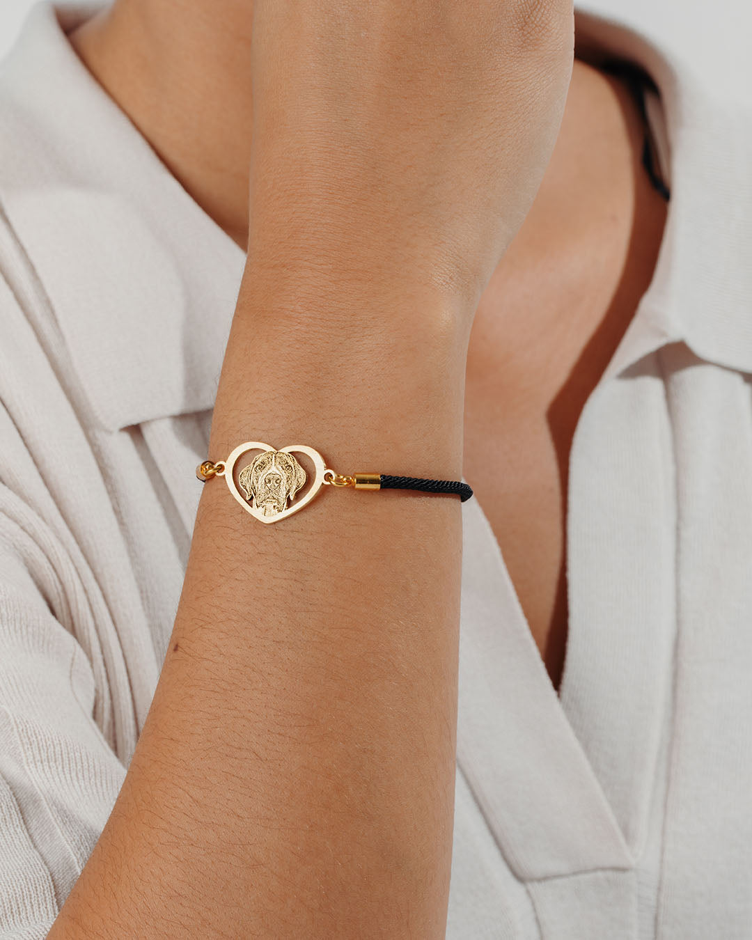 Halo Heart Bracelet