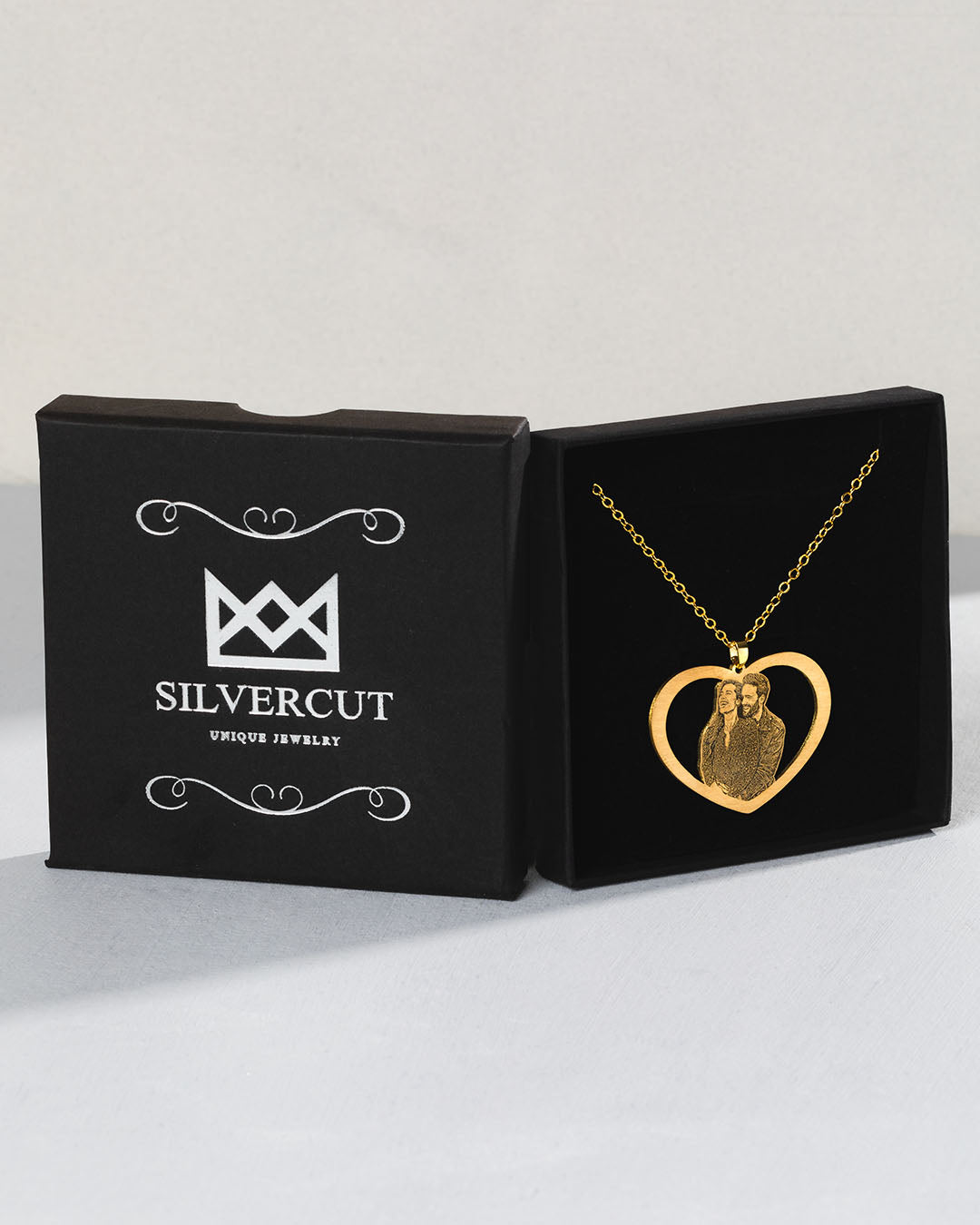 Halo Heart Necklace