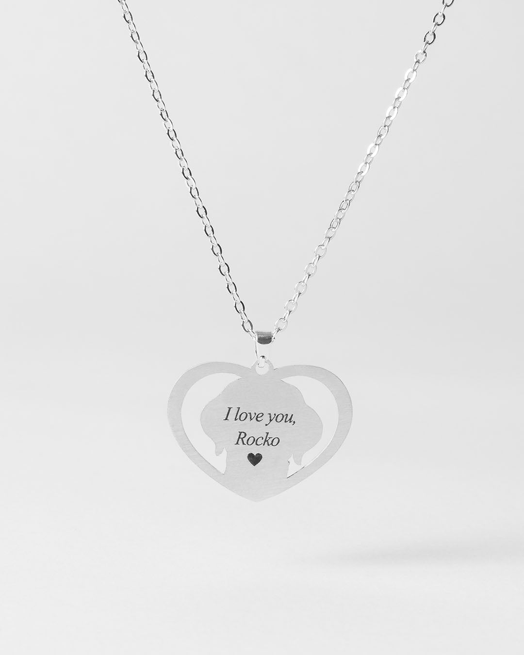 Halo Heart Necklace
