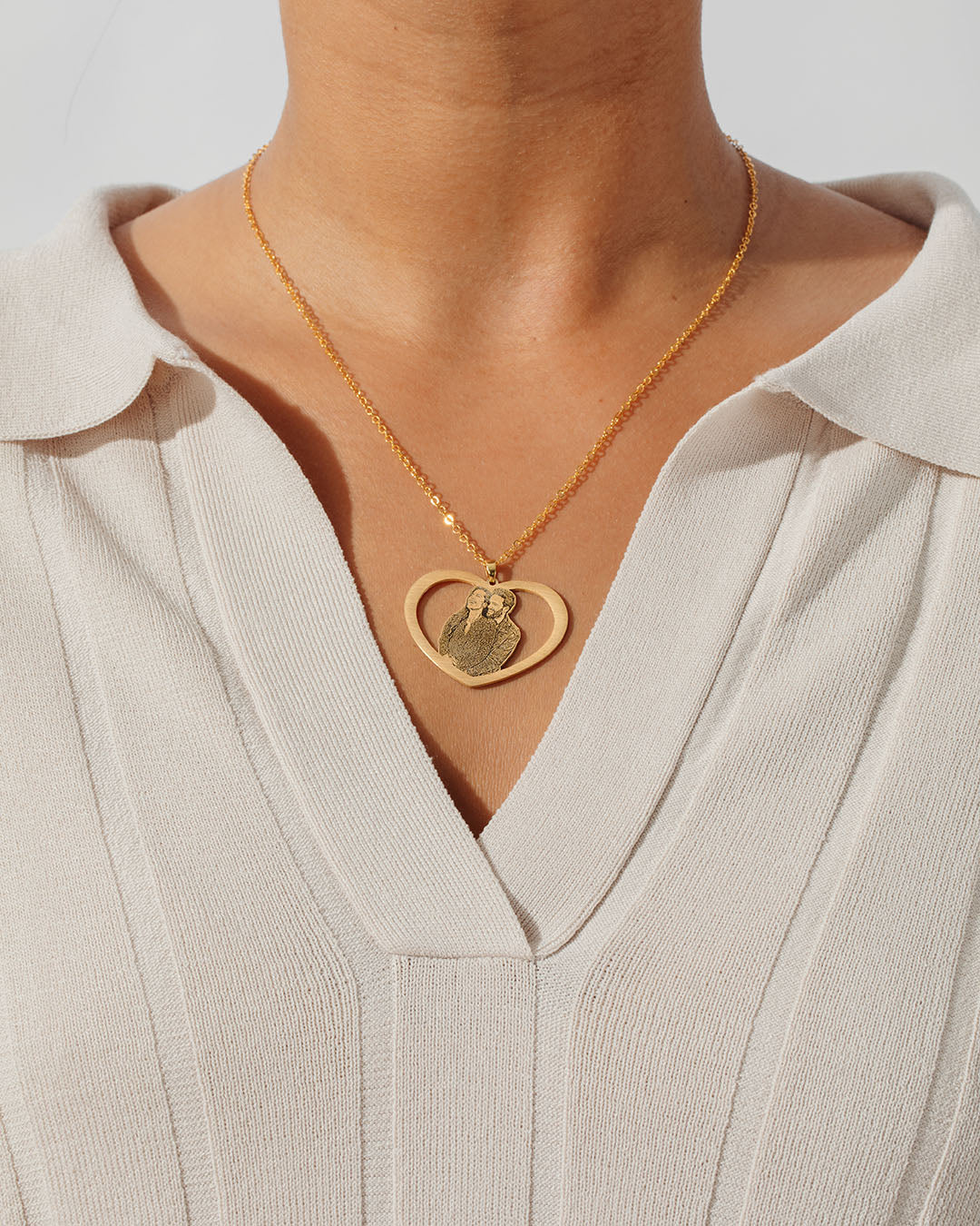 Halo Heart Necklace
